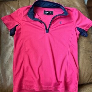 Kids Equine Pink Polo Shirt